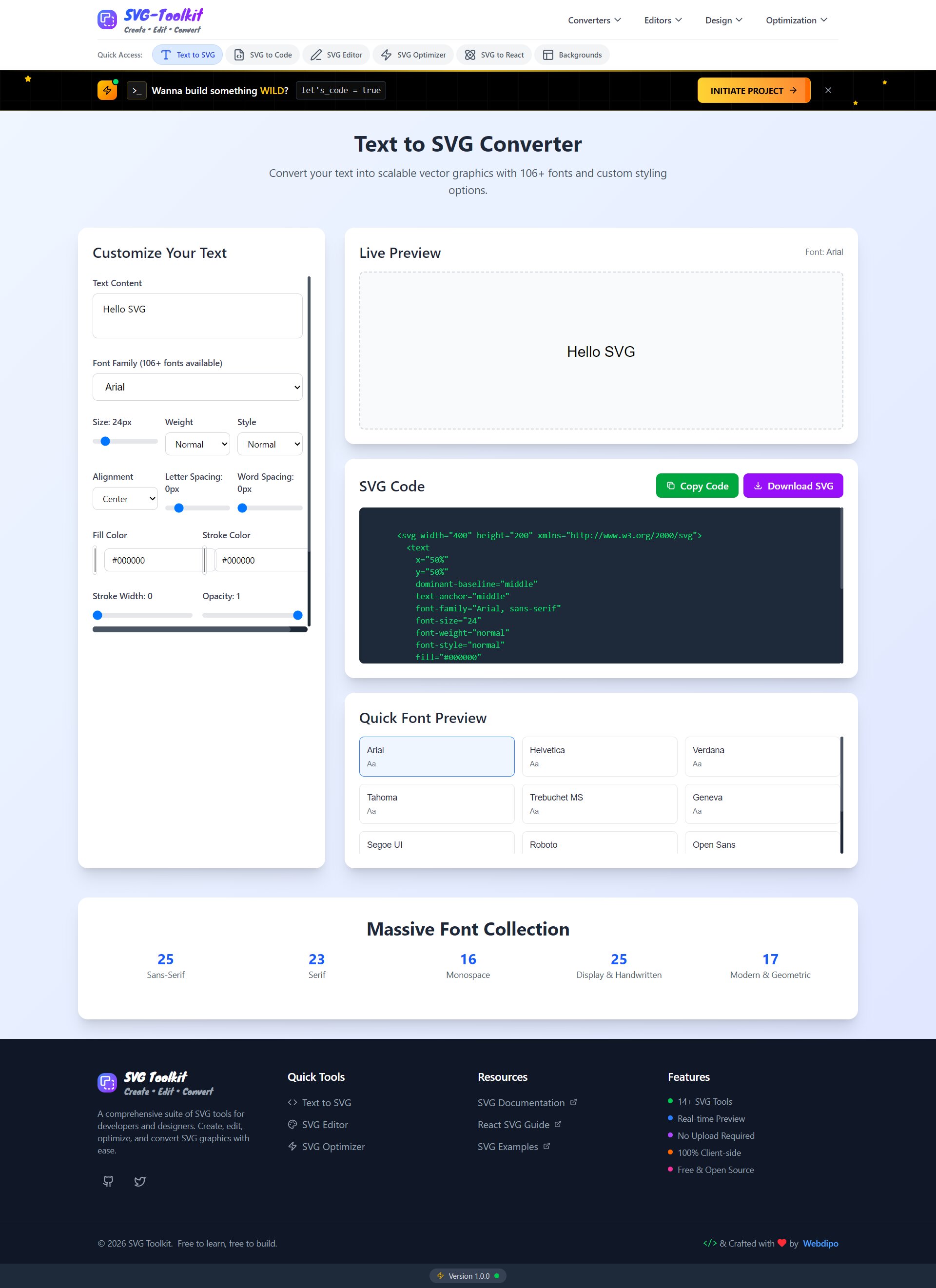 SVG Toolkit